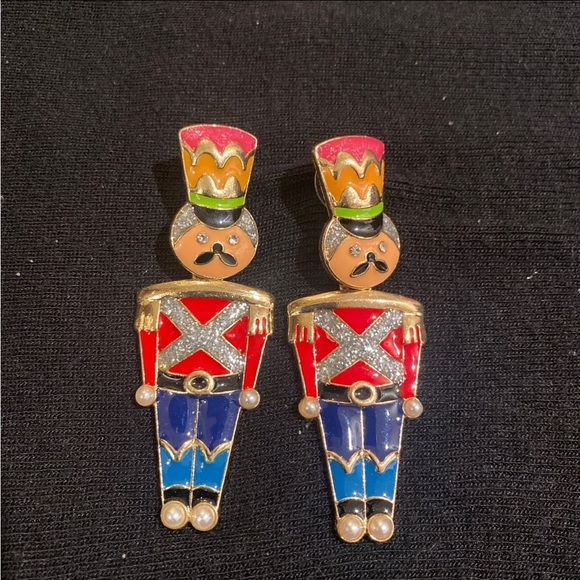 Festive Nutcracker & Gingerbread Earrings - Picture 2 of 9